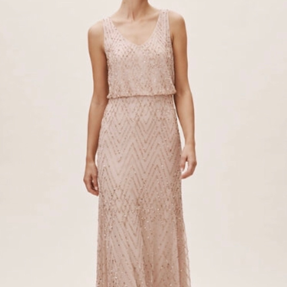 Bridesmaid/evening 💃🏻BHLDN Blaise Dress in Blush
